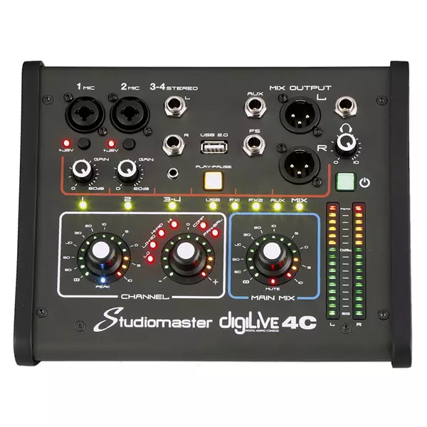 Studiomaster DIGILIVE4C 4 CH Digital Console