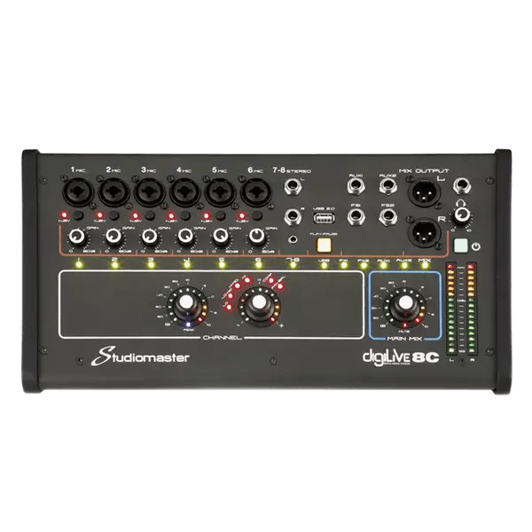 Studiomaster DIGILIVE8C 8 CH Digital Console