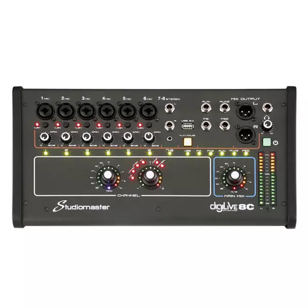 Studiomaster DIGILIVE8C 8 CH Digital Console