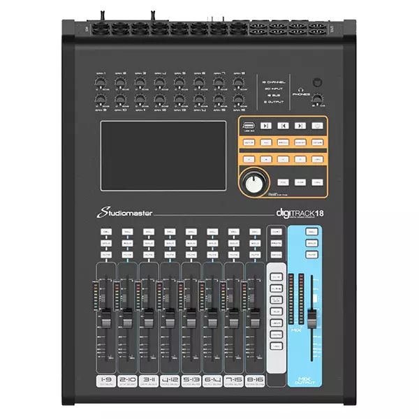 Studiomaster DIGITRACK18 18 CH Extensible Digital Console