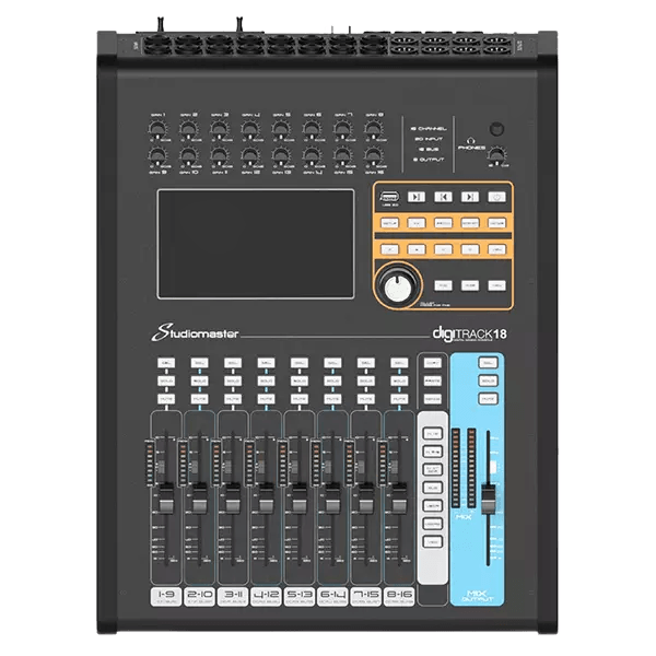 Studiomaster DIGITRACK18 18 CH Extensible Digital Console