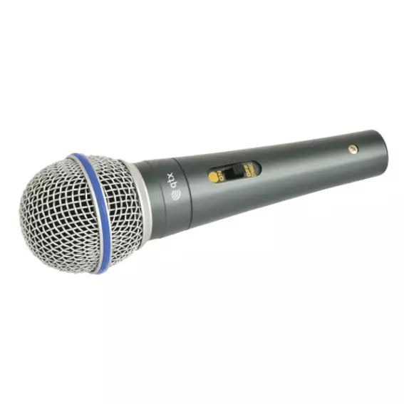 QTX DM11B Handheld Microphone WITH Switch Black