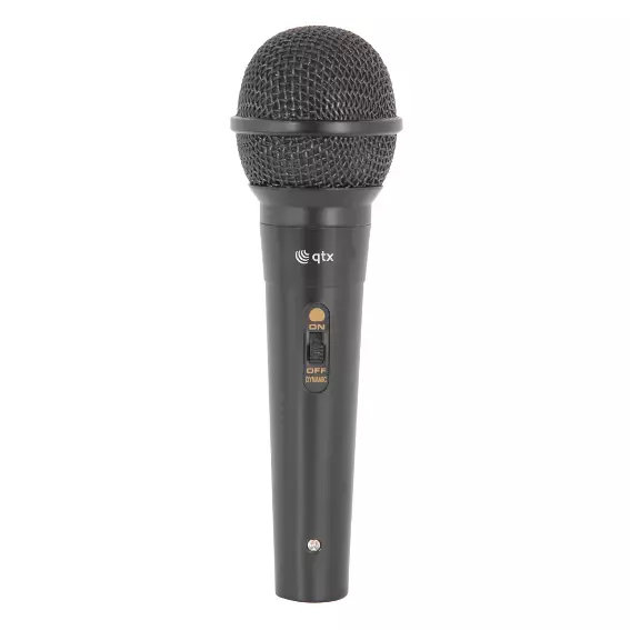 QTX DM11B Handheld Microphone WITH Switch Black