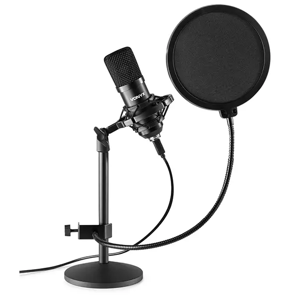 Vonyx – CMTS300B STUDIO USB MICROPHONE SET