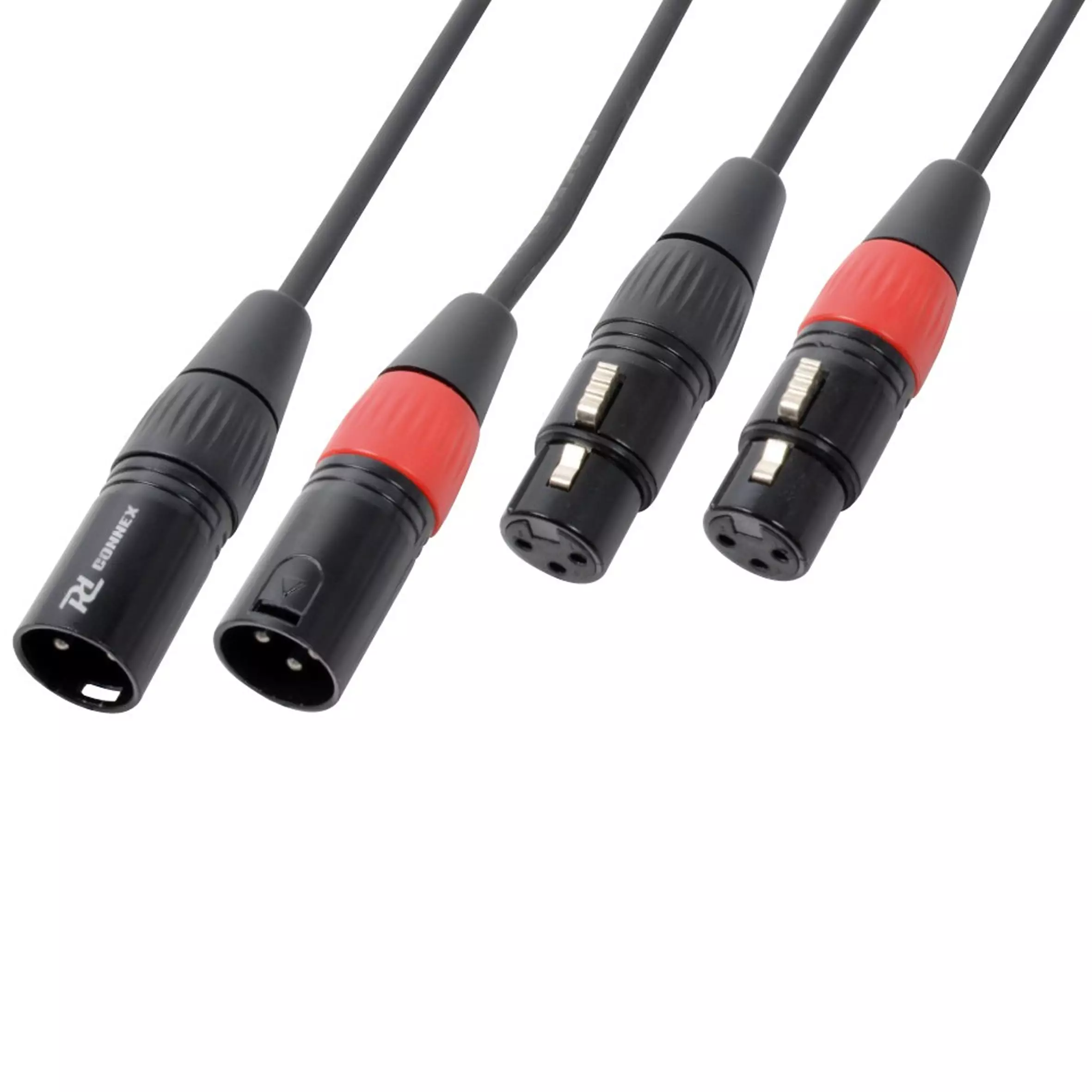 PDC CX60-05 Signal LEAD 2X XLR MALE 2X XLR Socket 0.5M