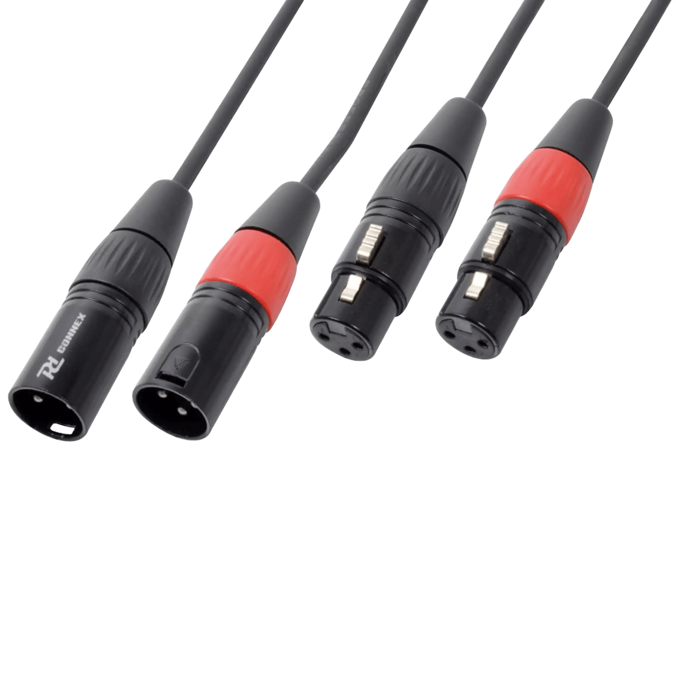 PDC CX60-05 Signal LEAD 2X XLR MALE  2X XLR Socket 0.5M