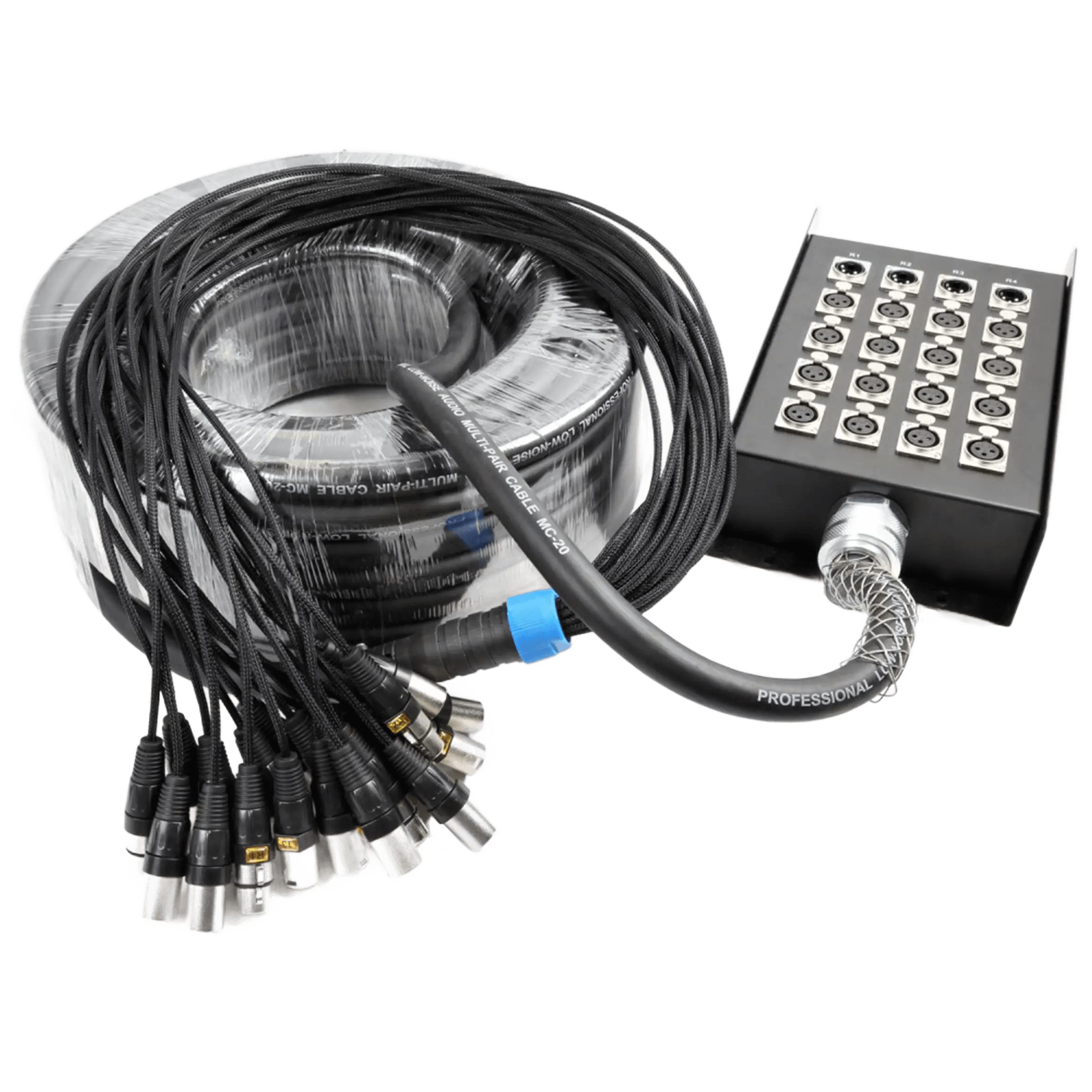 PDC CX164 Stage Snake 16X XLR MALE 4X XLR Female 30M