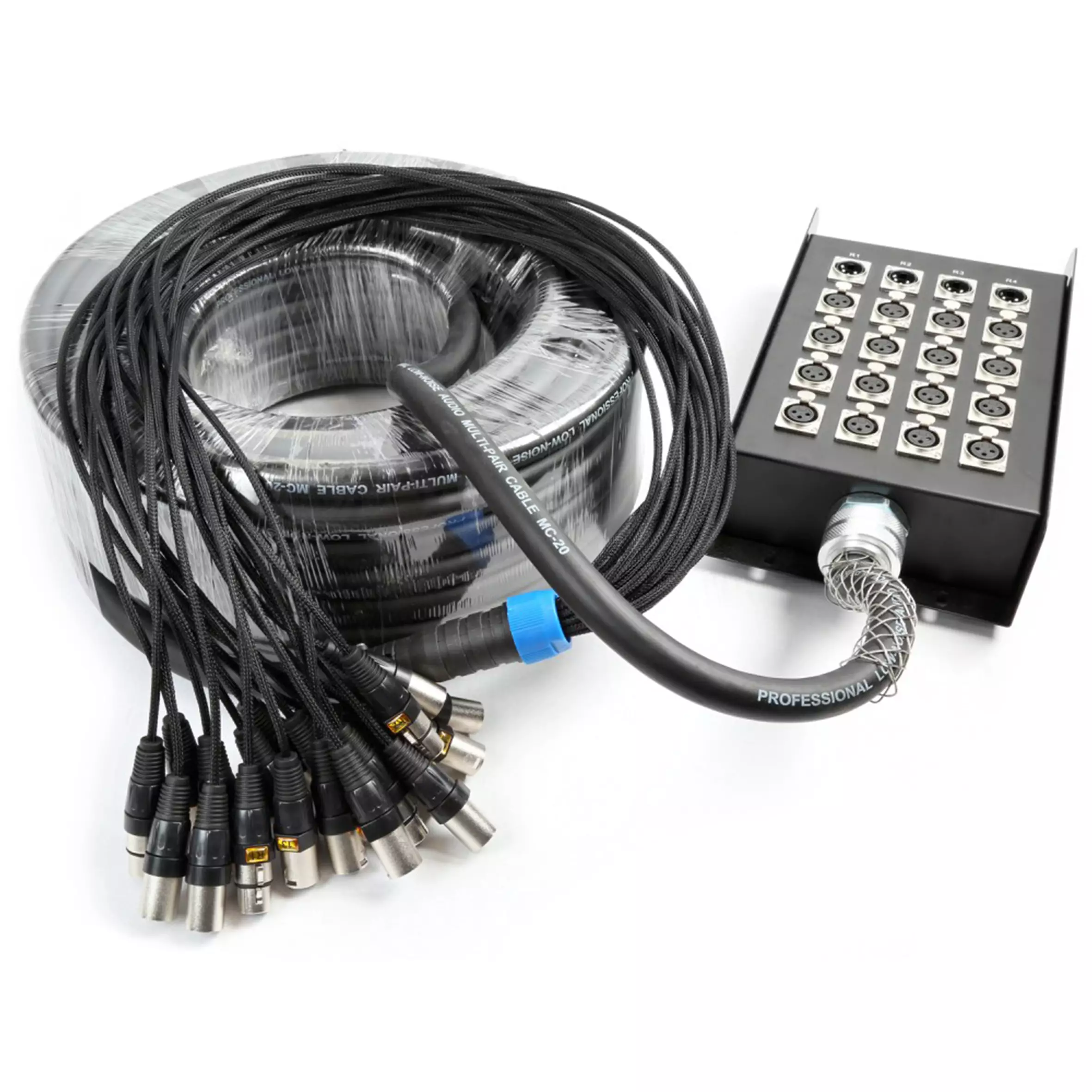 PDC CX164 Stage Snake 16X XLR MALE  4X XLR Female 30M