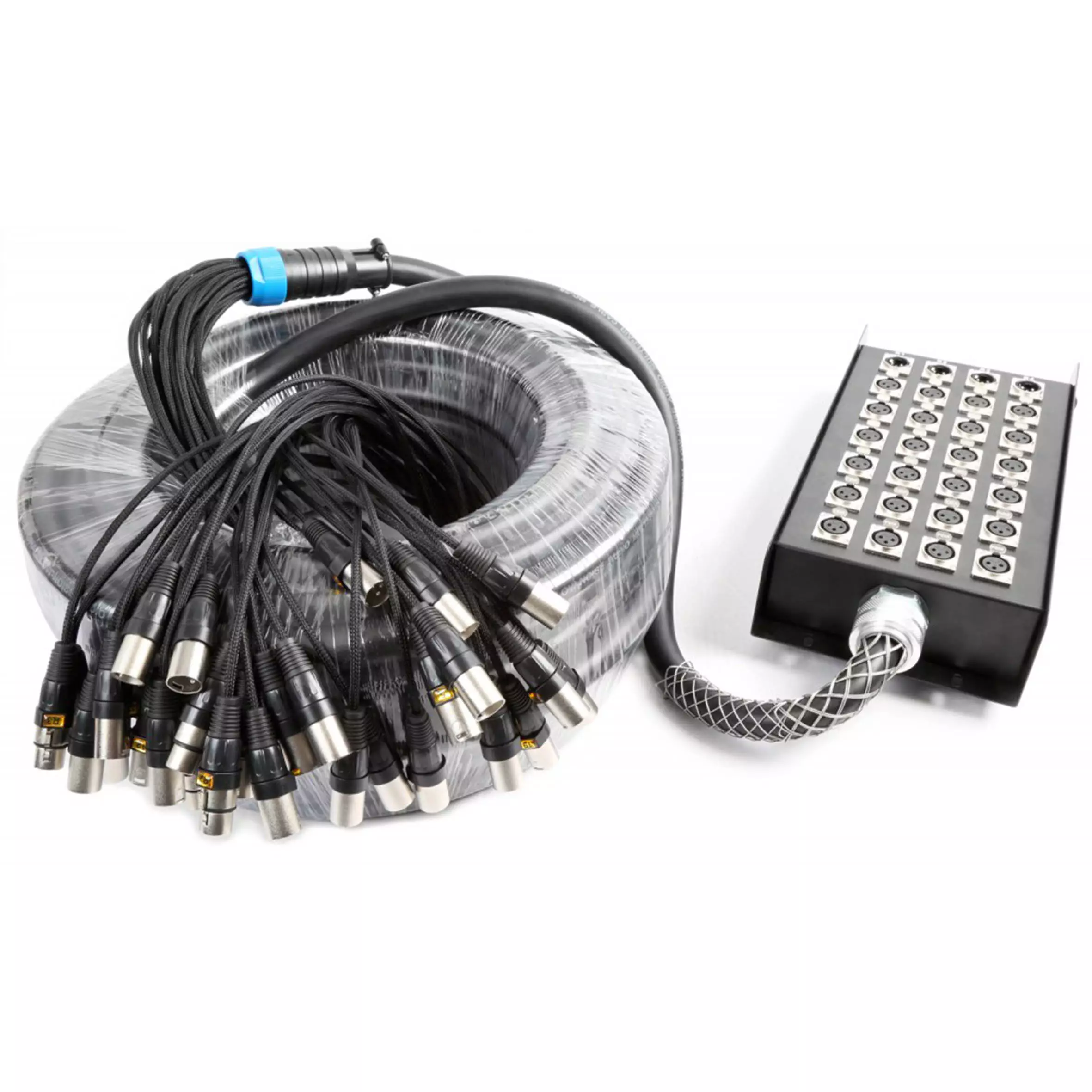 PDC CX166 Stage Snake 24X XLR MALE  4X XLR Female 30M