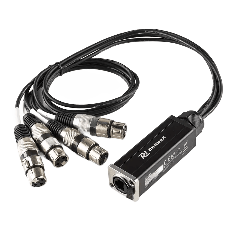 PDC CX192 Signal LEAD RJ45 4X XLR Female