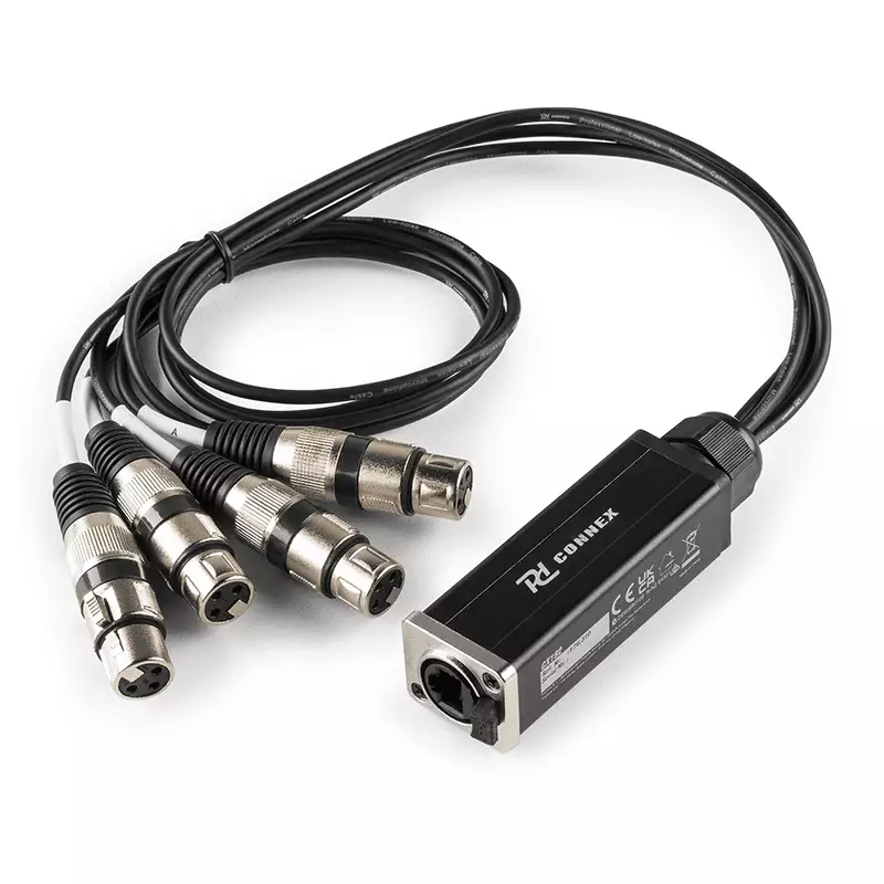 PDC CX192 Signal LEAD RJ45 4X XLR Female