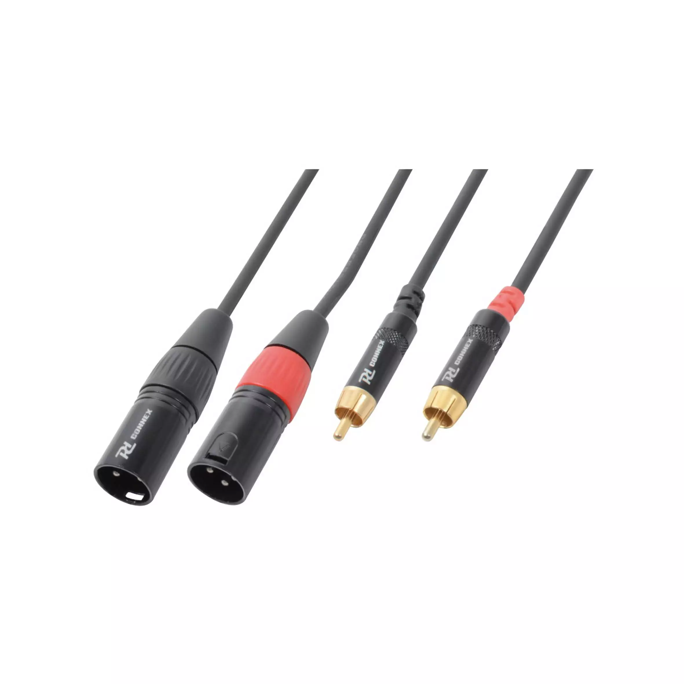 PDC CX66-1 Signal LEAD 2X XLR MALE 2X RCA MALE 1.5M