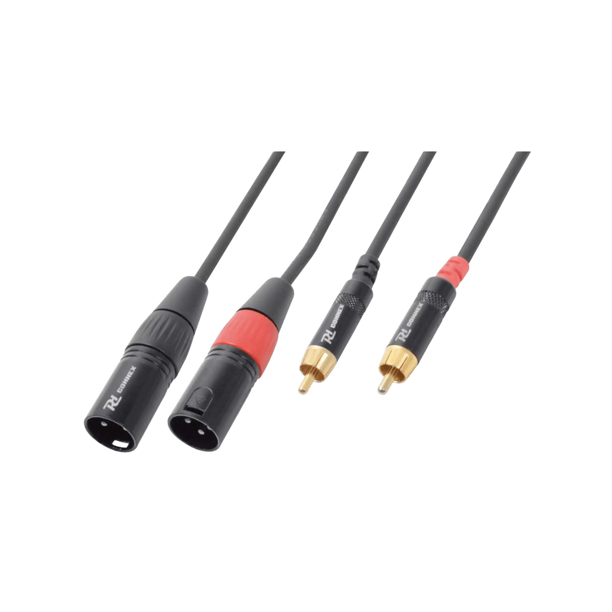 PDC CX66-1 Signal LEAD 2X XLR MALE 2X RCA MALE 1.5M