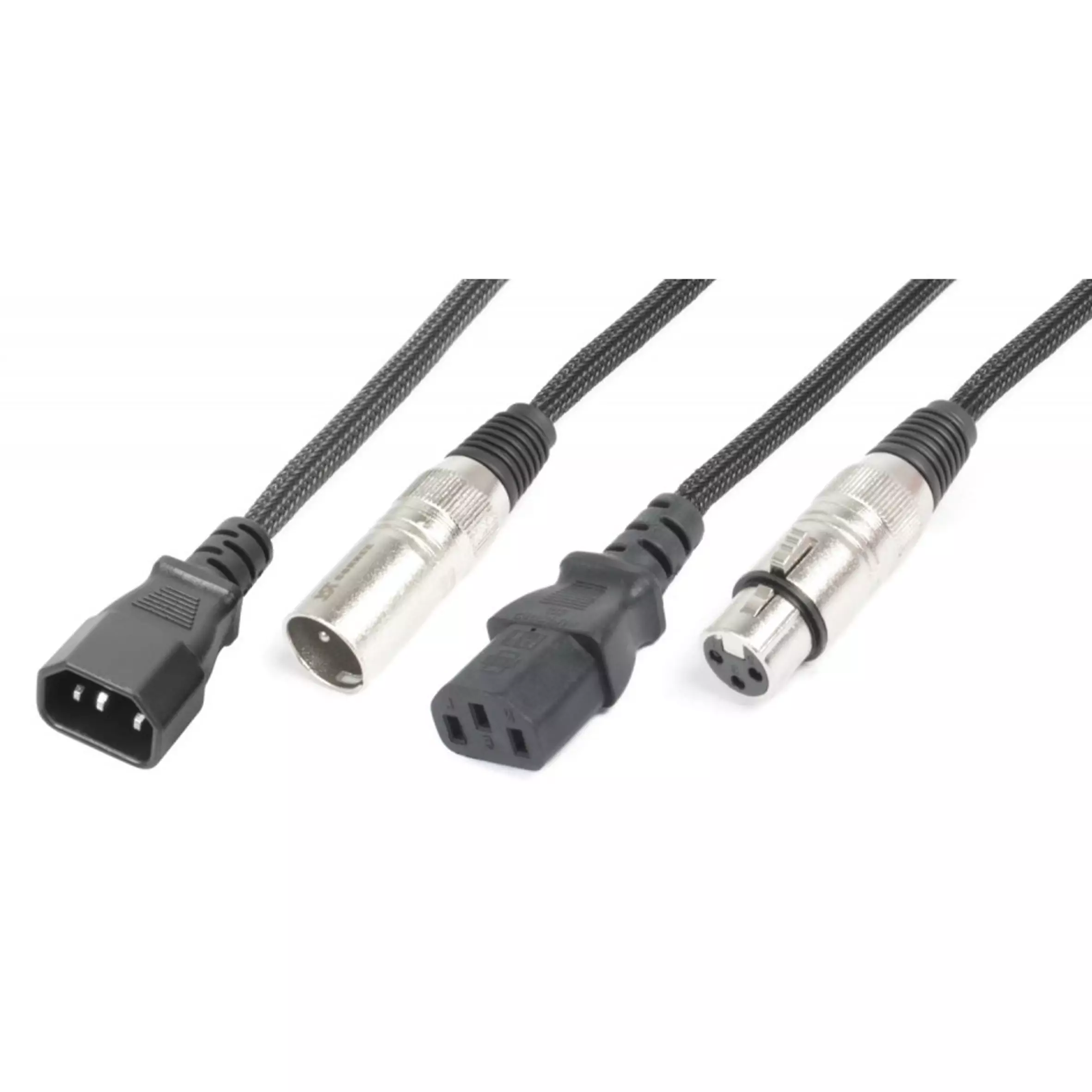 PDC CX09-10 Power/signal LEAD IEC MALE/ XLR MALE  IEC Female/ XLR Female 10M
