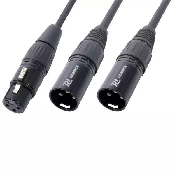 PDC CX140 Signal LEAD XLR Female 2X XLR MALE 0.5M
