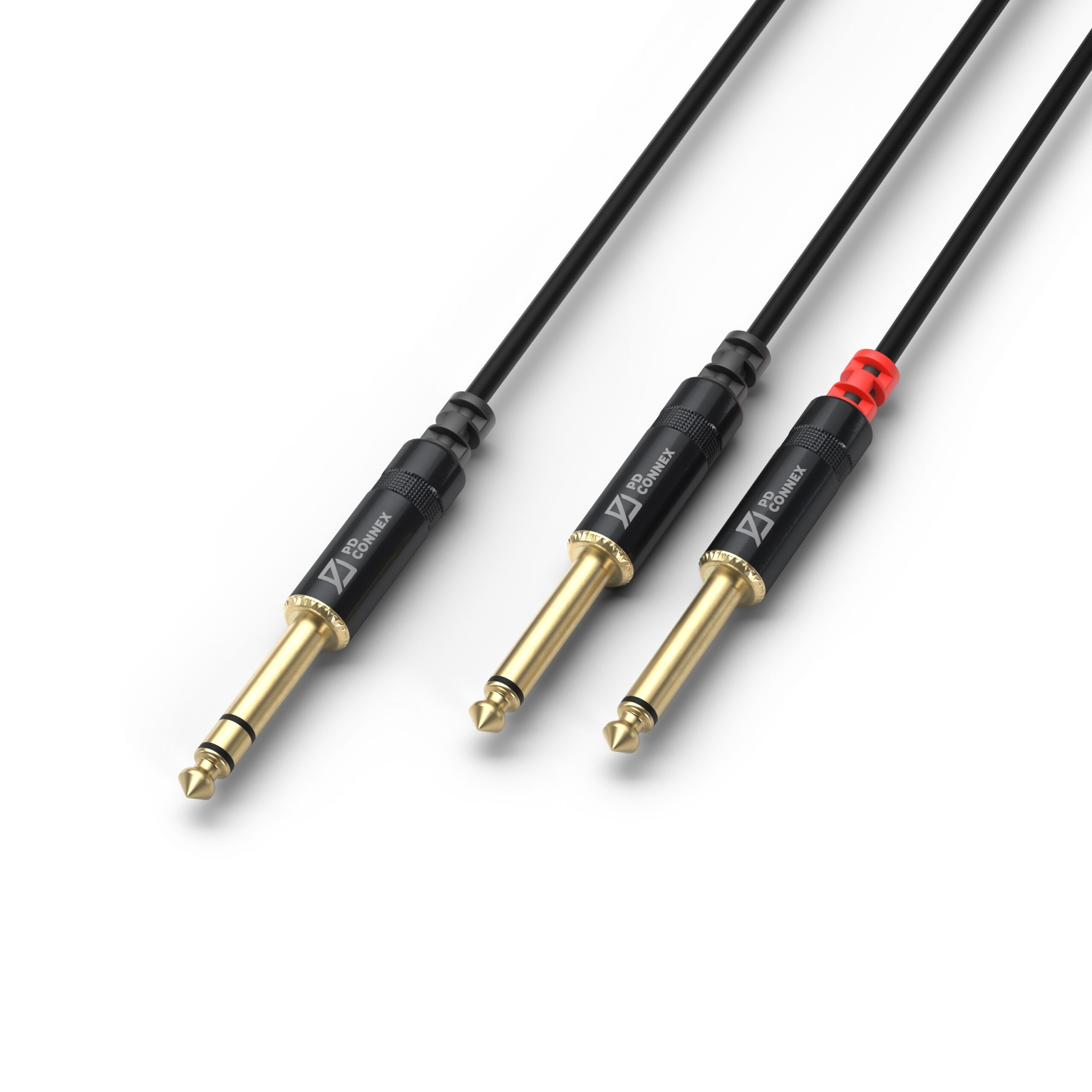 PDC CX76-6 Signal LEAD 6.3MM Stereo MALE 2X 6.3MM MONO MALE 6M