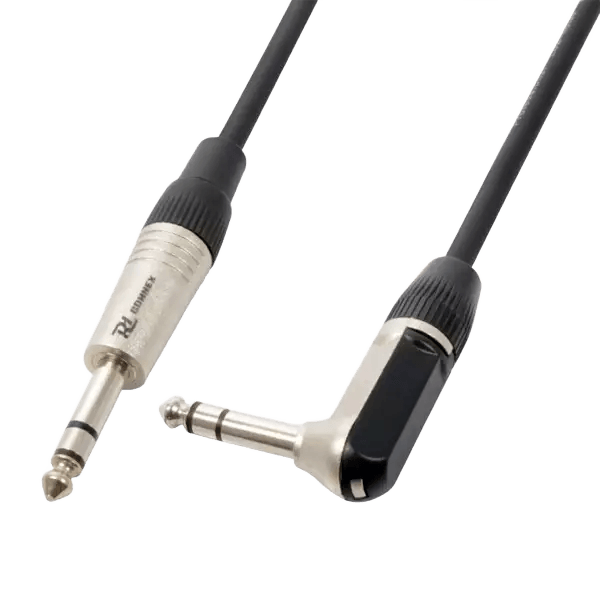 PDC CX78-3 Signal LEAD 6.3MM Stereo MALE 6.3MM Stereo Right-Angled MALE 3M