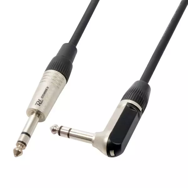 PDC CX78-3 Signal LEAD 6.3MM Stereo MALE 6.3MM Stereo Right-Angled MALE 3M