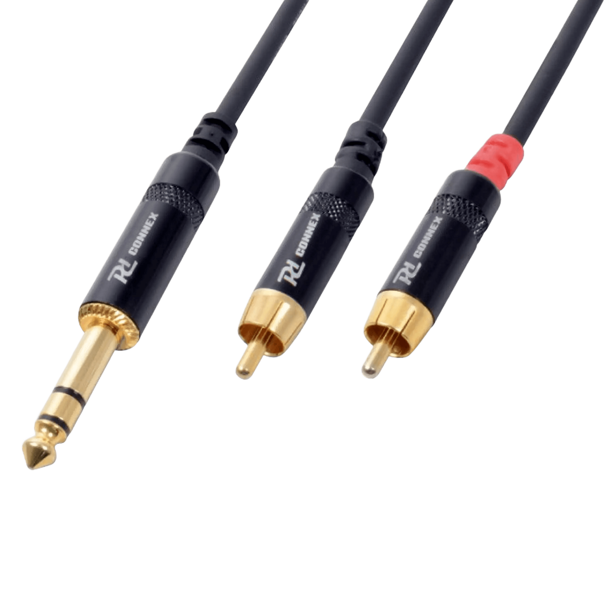 PDC CX84-1 Signal LEAD 6.3MM Stereo MALE 2X RCA MALE 1.5M