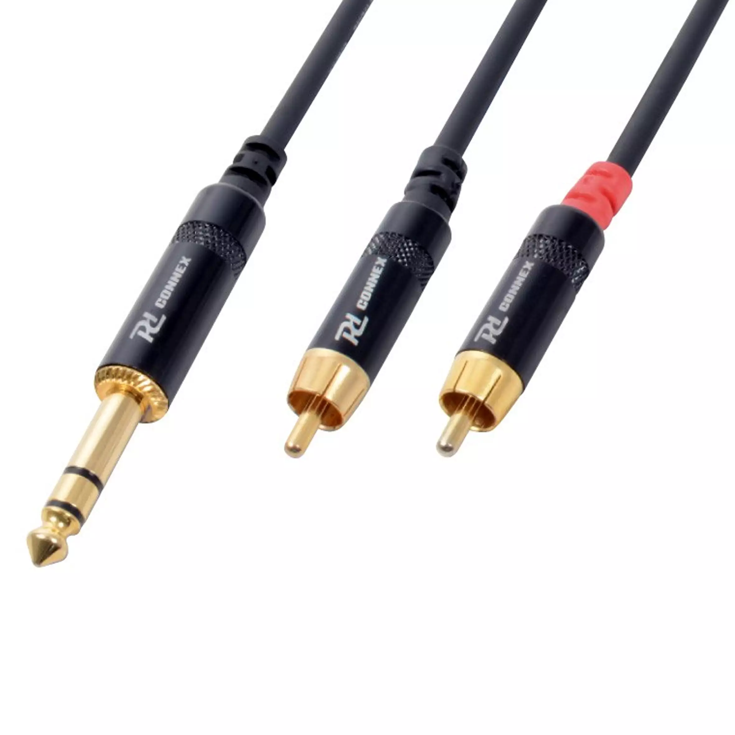 PDC CX84-1 Signal LEAD 6.3MM Stereo MALE 2X RCA MALE 1.5M
