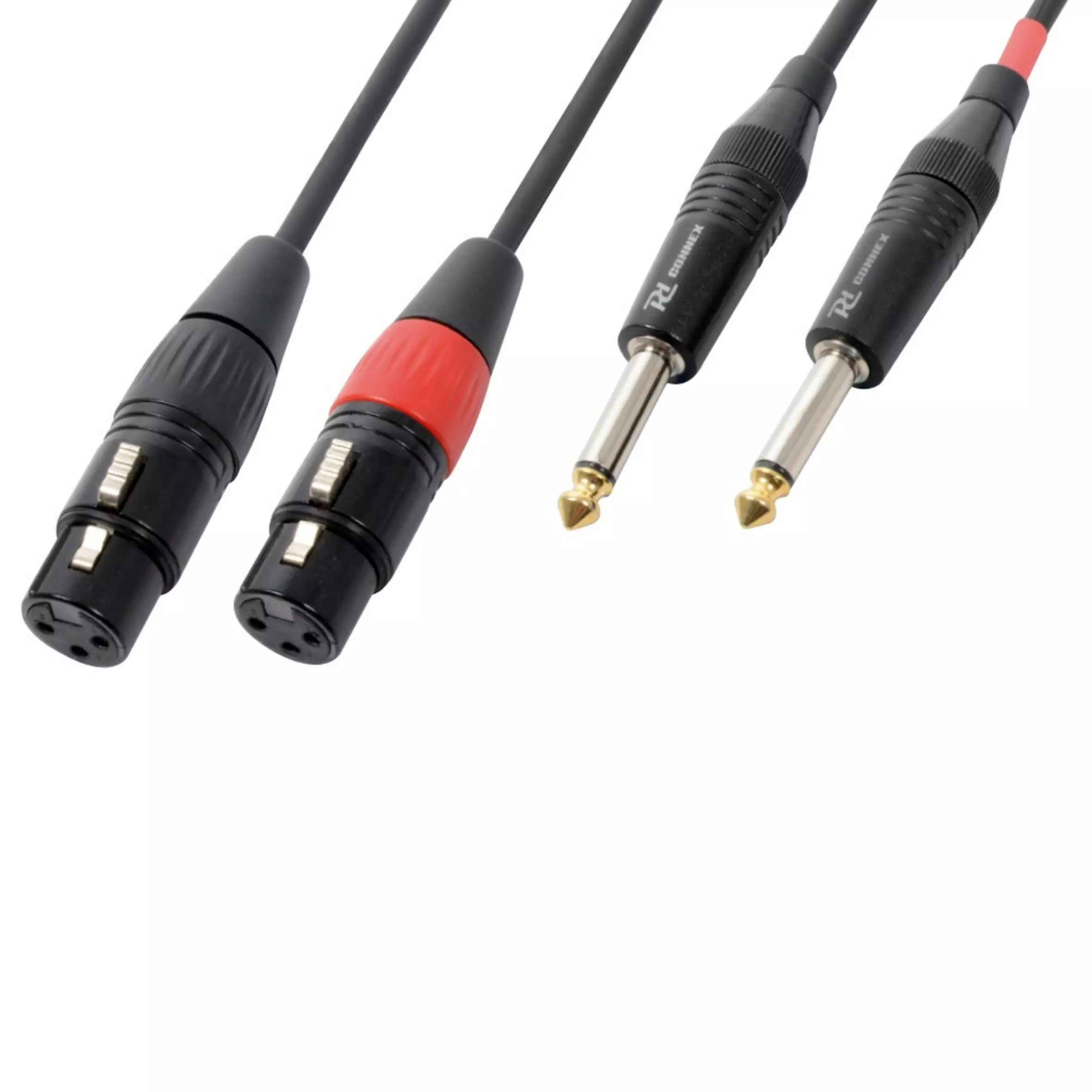 PDC CX62-1 Signal LEAD 2X XLR Female 2X 6.3MM MONO MALE 1.5M