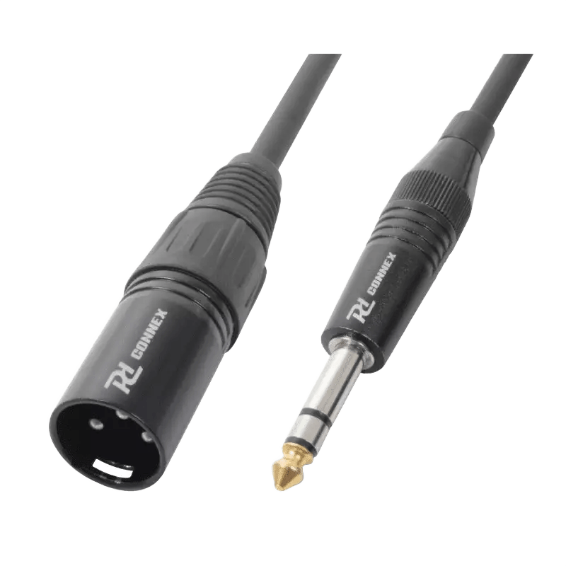 PDC CX44-12 Signal LEAD XLR MALE 6.3MM Stereo MALE 12M