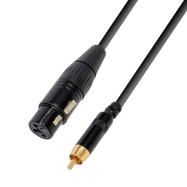 PDC CX54-3 Signal LEAD XLR Female  RCA MALE 3M