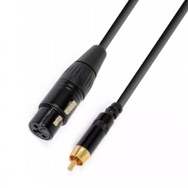 PDC CX54-3 Signal LEAD XLR Female RCA MALE 3M