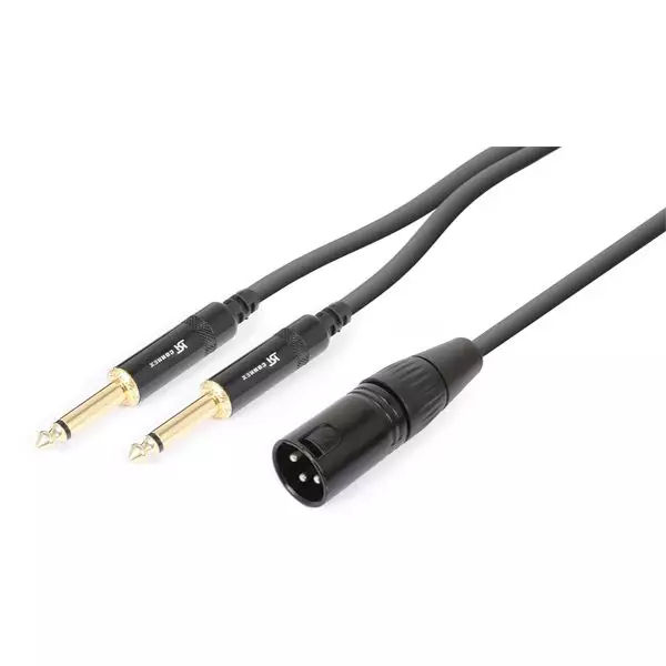 PDC CX56-3 Signal LEAD XLR MALE 2X 6.3MM MONO MALE 3M