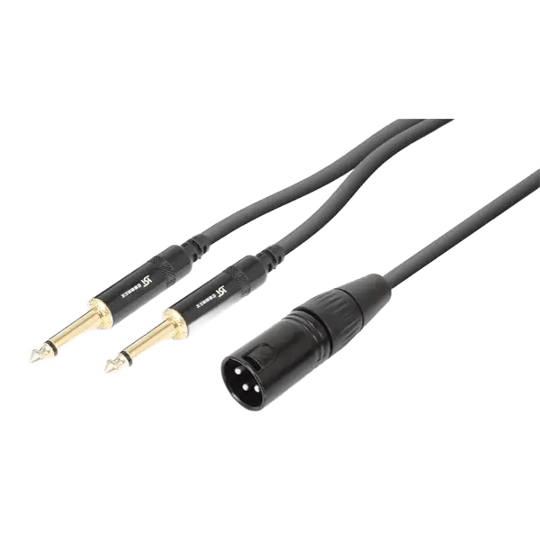 PDC CX56-3 Signal LEAD XLR MALE 2X 6.3MM MONO MALE 3M
