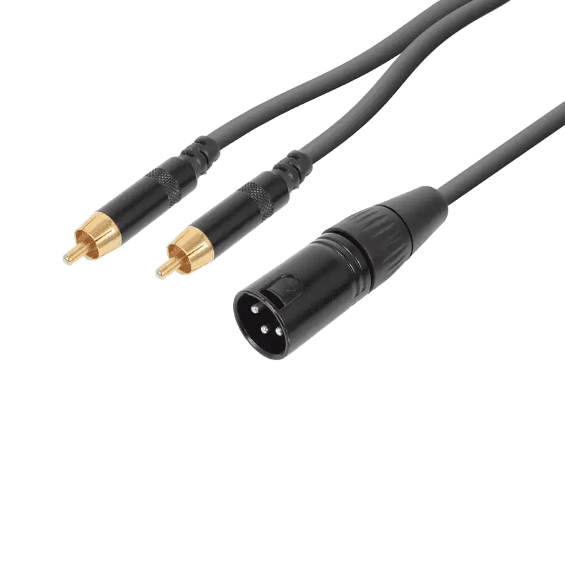 PDC CX58-1 Signal LEAD XLR MALE  2X RCA MALE 1.5M