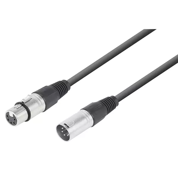 PDC CX102-1 DMX LEAD 5-PIN XLR MALE 5-PIN XLR Female 1.5M