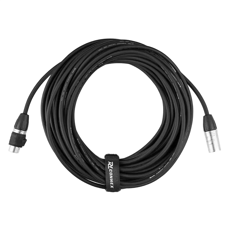 PDC CX104-20 DMX LEAD XLR MALE XLR Female 20M IP65