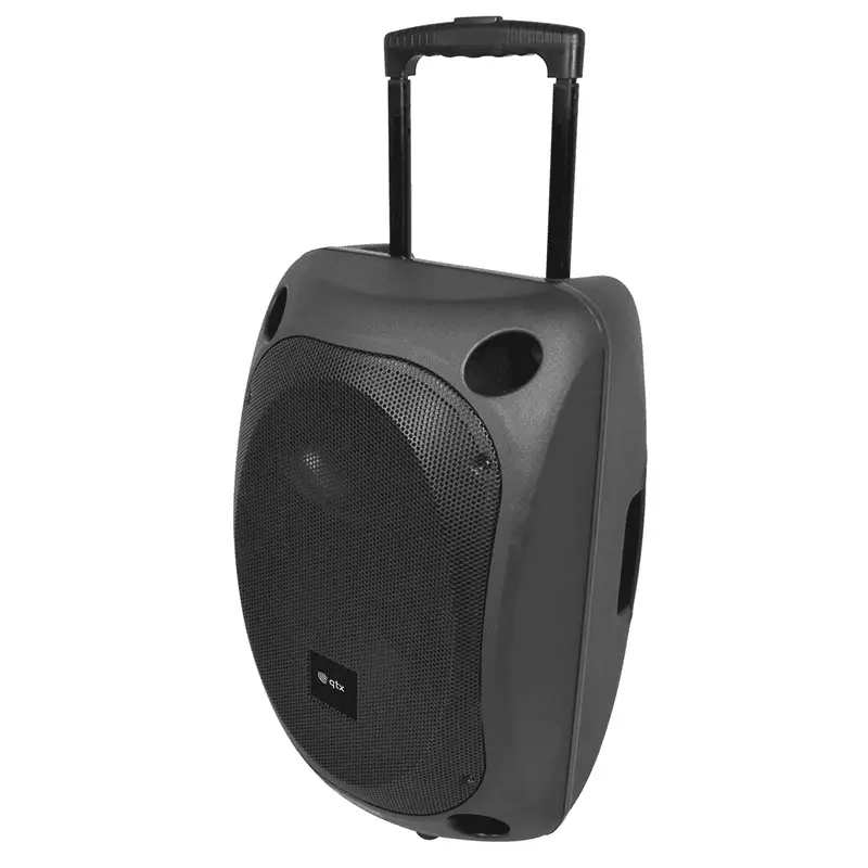 QTX QOVA-12PA Portable PA 2X UHF Mics/mp3/usb/sd/fm/bt 12INCH