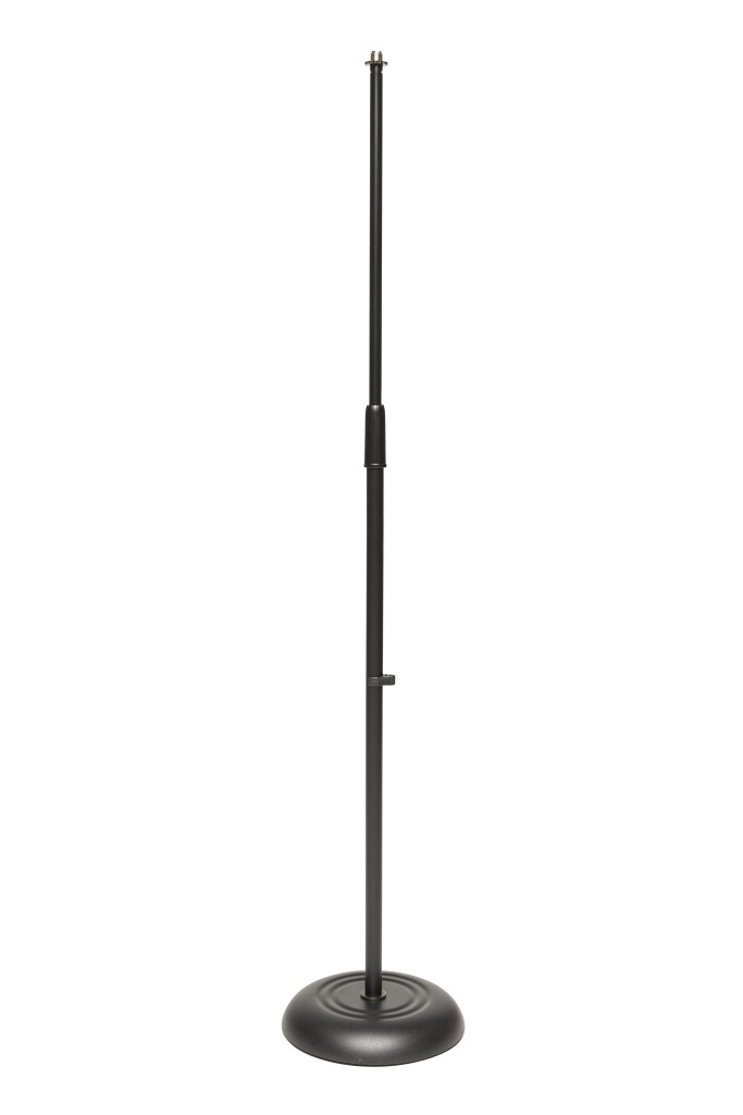 Stagg MIS 1120BK Round base Mic Floor Stand - Black