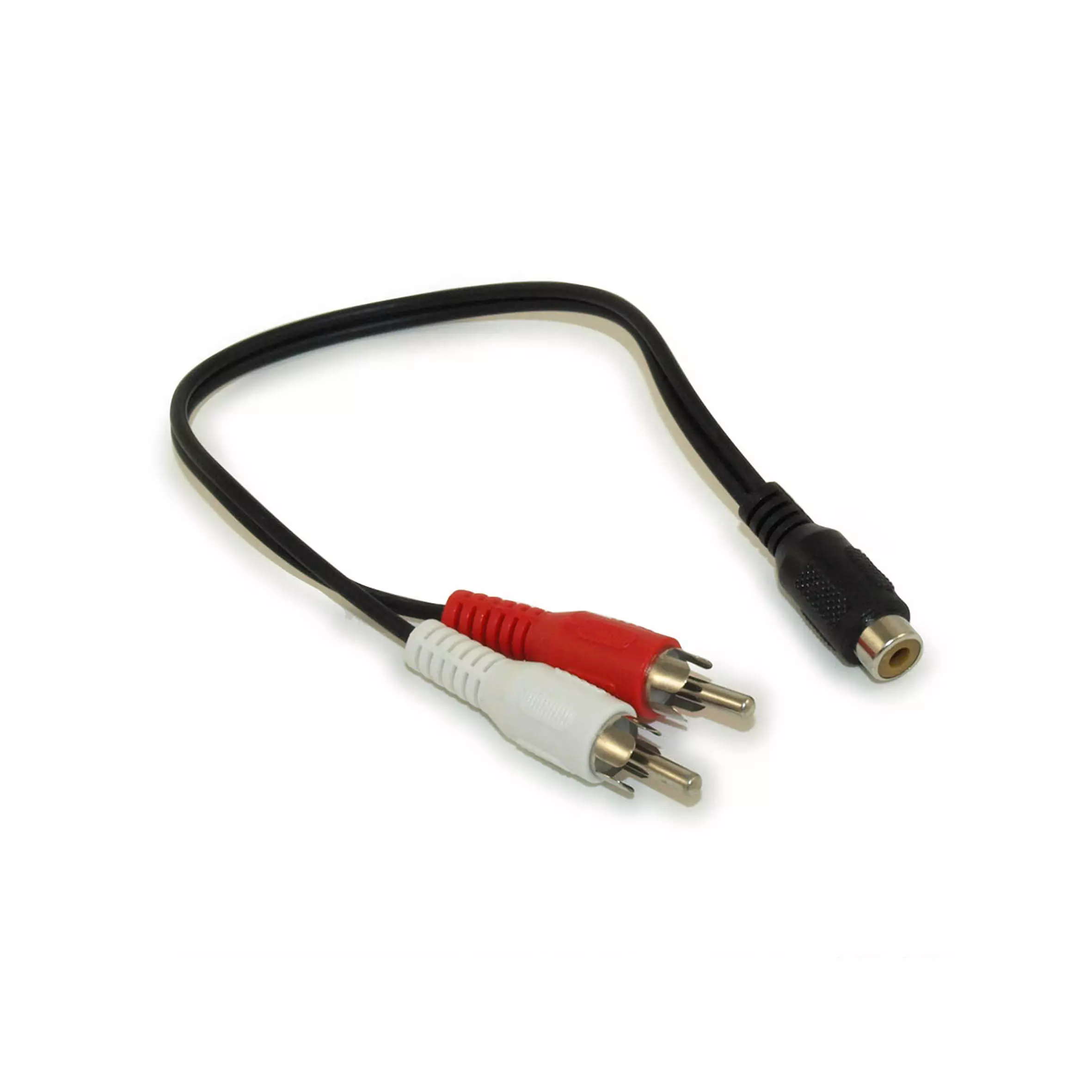TVA - 0.25M 1 RCA Female-2 RCA PLUG