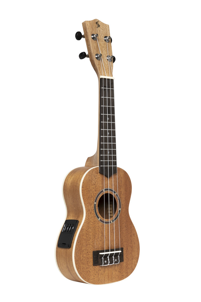 Stagg US 30 E Electric Soprano Ukulele Mahogany with Bag