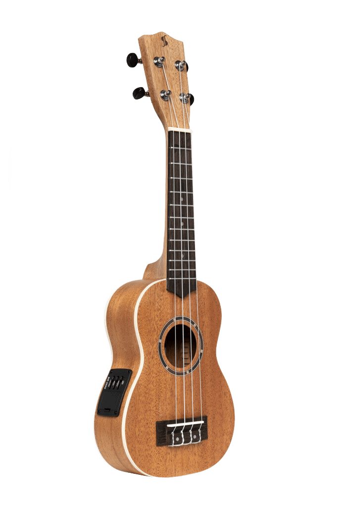 Stagg US 30 E Electric Soprano Ukulele Mahogany with Bag