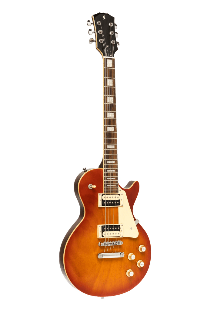 Stagg Selstd VSB Standard Series Electric Guitar, Solid Mahogany Body - Violin Burst
