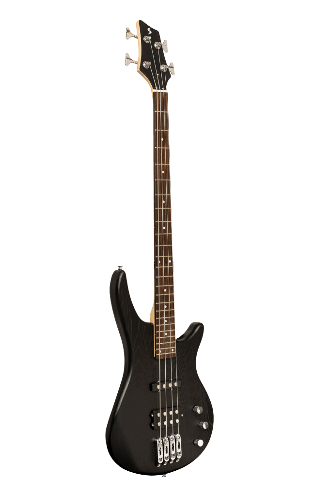 Stagg SBF40 BLK Fusion 40 Electric BASS Guitar Satin-Black