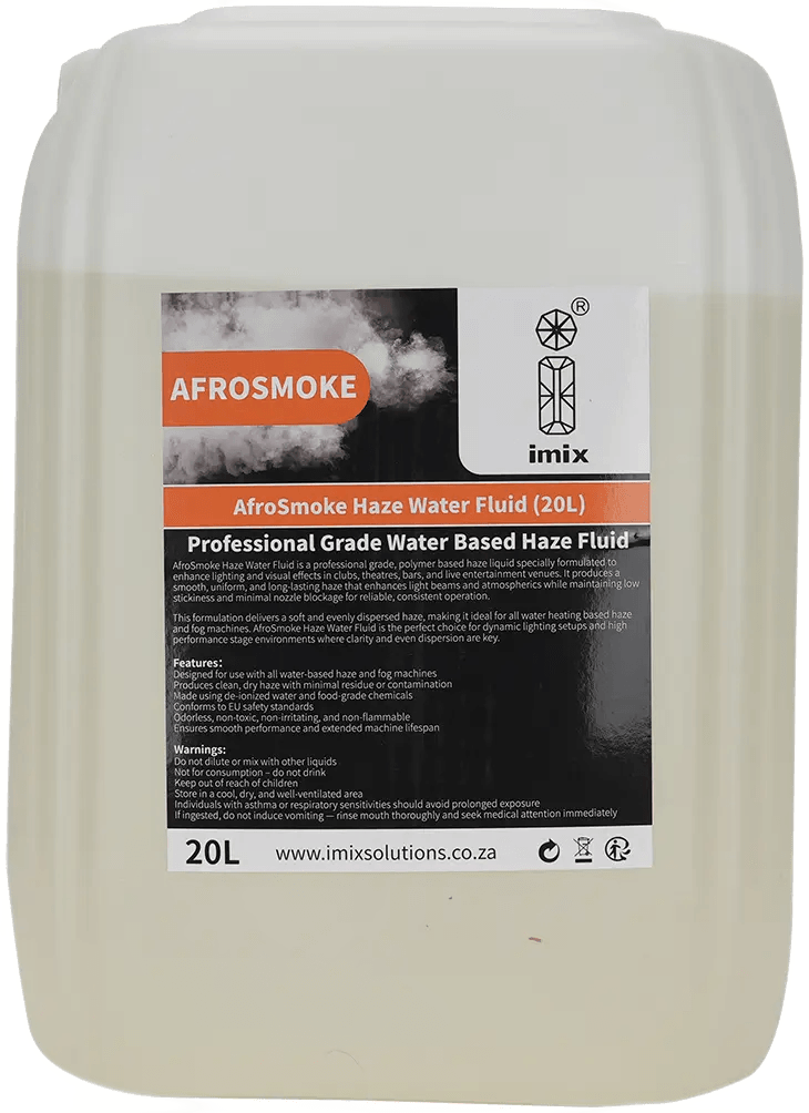 AfroSmoke 20L Waterbased Haze Liquid