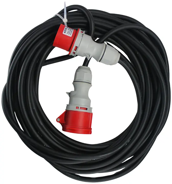 4-CORE Heavy-DUTY 3-Phase Power Extension (15M)