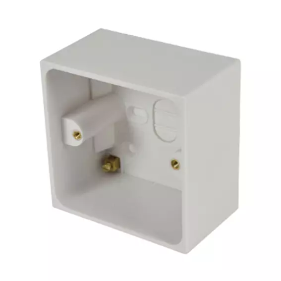 MERCURY SINGLE SURFACE BACK BOX 86 x 86 x 50mm