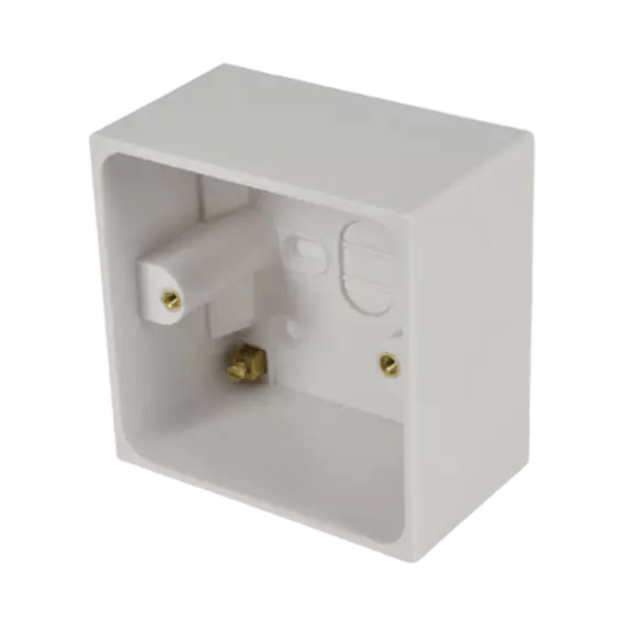 MERCURY SINGLE SURFACE BACK BOX 86 x 86 x 50mm