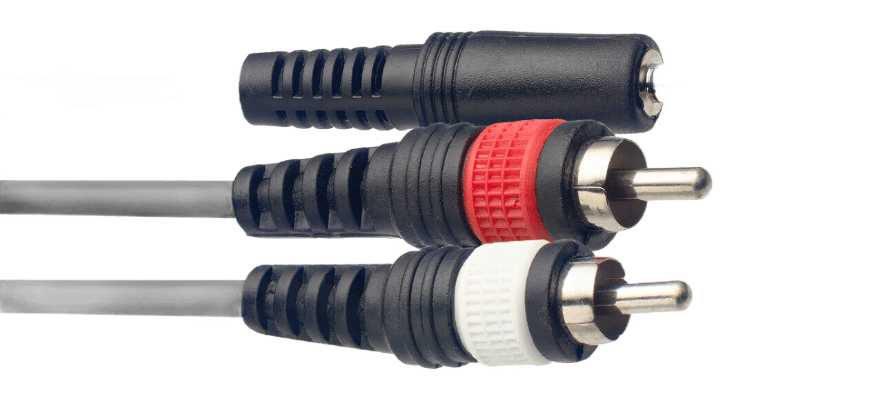 Stagg SYC1 MPSB2CM E 1m Mini Stereo to 2x RCA Cable