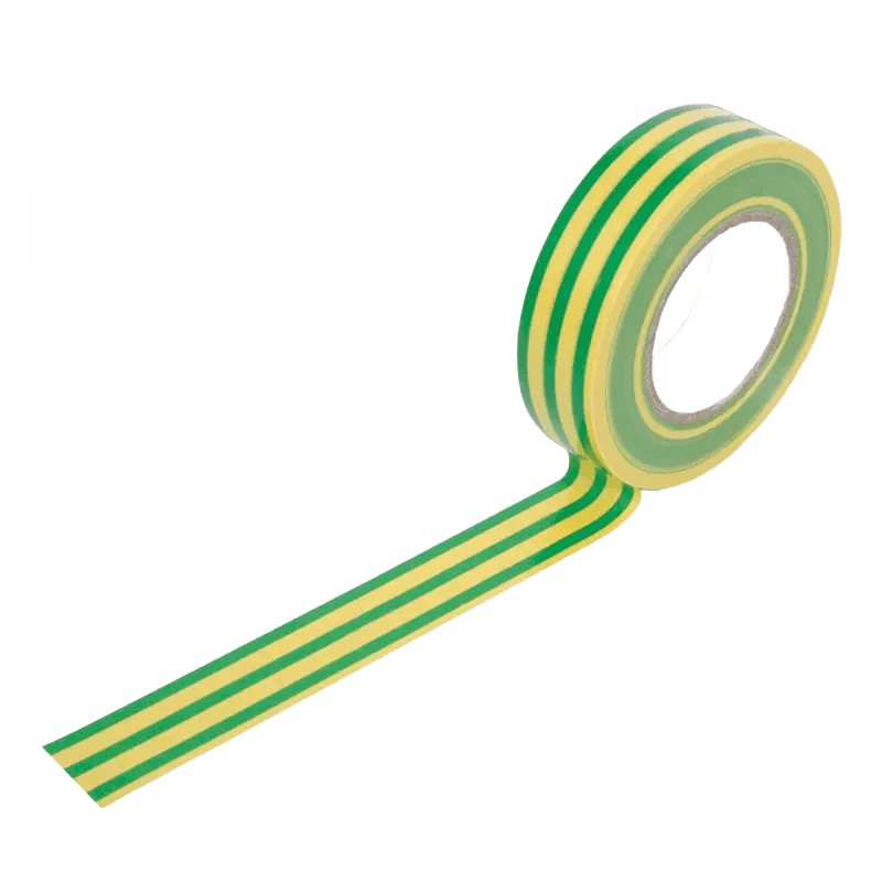 MERCURY INSULATION TAPE 19MM x 20M YELLOW/GREEN