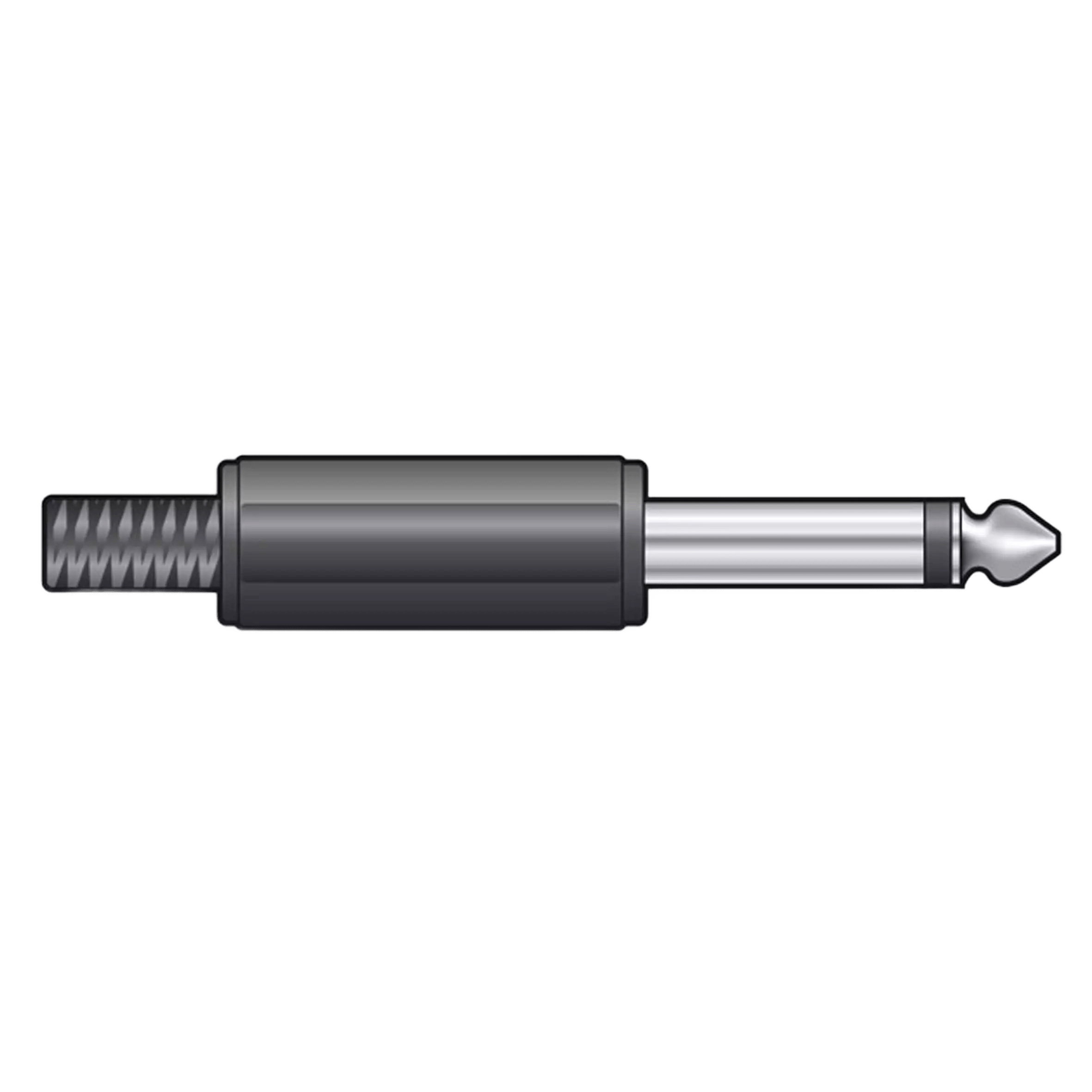 TVA CONNECTOR 6.3mm MONO MALE