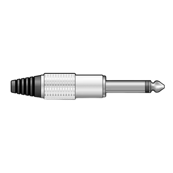 TVA CONNECTOR 6.3mm MONO MALE