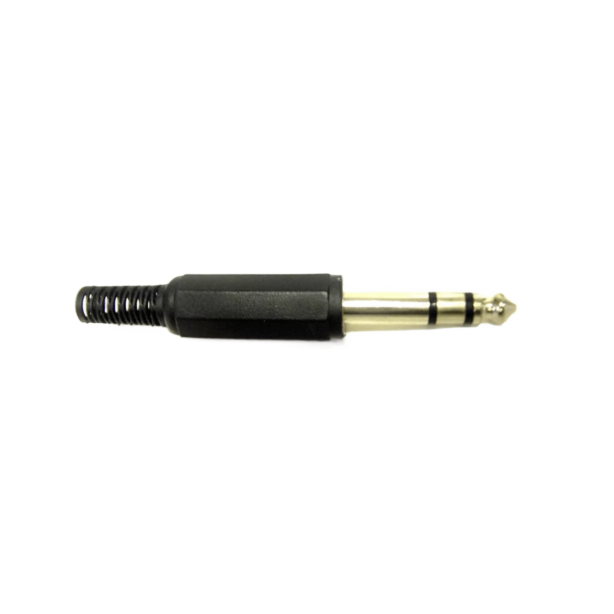 TVA CONNECTOR 6.3mm STEREO MALE METAL