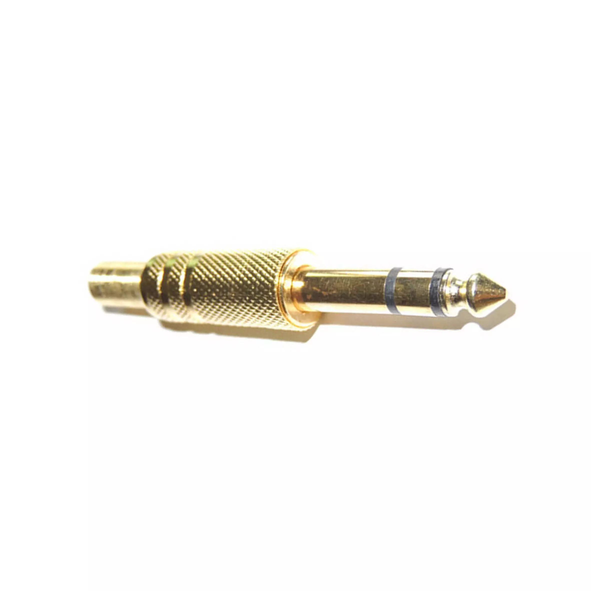TVA CONNECTOR 6.3mm STEREO MALE GOLD